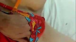 french me deepthroats in red satin stockings pov