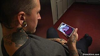 ALT WIFE PEGS HUBBY'S ASS WITH STRAPON BONDAGE!