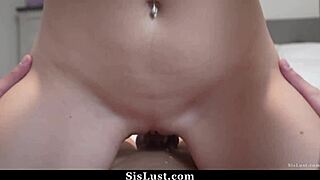 horny petite indian teen rides old man's monster cock doggystyle pov