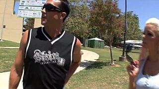 Blonde big tits chick fucked pussy cumshot hardcore