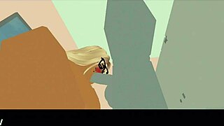 School nerd blows and fucks in bathroom pussy roblox style