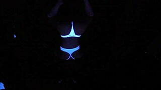 i had wild blacklight sex with scarlett johnson pov 2