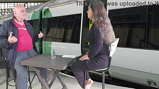 wanna play agarabas' tease game jerking your cock outdoors?