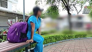 SHAME ON MEXICO'S NURSE SECRETARY INVITING PATIENTS FOR INTENSE LATINA MILF SEX!