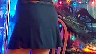 Redhead Hotwife Steffi's Huge Pussy Lips Dance on Double Toys