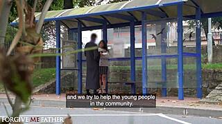 Babysitter's Big Natural Boobs Spill Sexual Sins to Preacher!