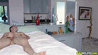 vanessa cage + allie nicole 😈 wanna join our horny threesome ride? 🔥