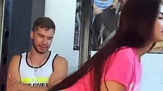 yo silvana lee's busty milf body craves brian evansx cock during fitness fun