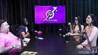 two horny wives gangbanged live by lucas ferraz's huge cock