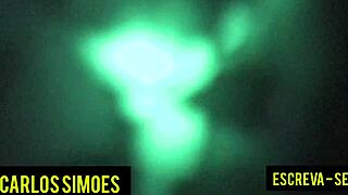 she sits gostoso on it in the dark with her brazilian girlfriend friend