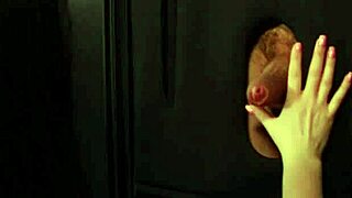 Nurse's Secret Gloryhole Craving After Shift Leaves Her Cum Covered