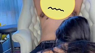 Asian Babe Devours Huge Cock in Sloppy Blowjob Before Wild Ride and Massive Facial Cumshot