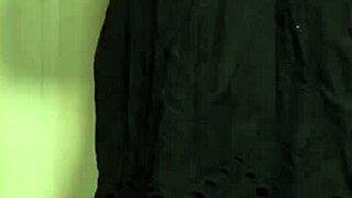 Cute Japanese schoolgirl maid costume anal plugs her huge tits pierced nipples pussy