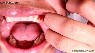 my gagged mouth fetish closeup