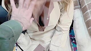 Desi college stepsis uniform ripped off for brothers hard pounding fuck session