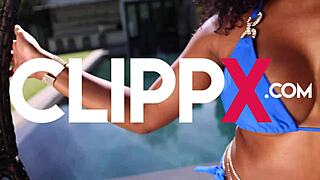 Petite Amari Anne's small tits hide amazing skills on Isiah Maxwell's big cock pov