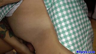 POV Closeup Of Tattooed Teen Sucking Old Man's Cock