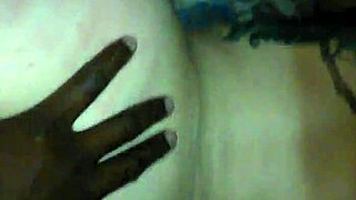 bareback bbc slams her ass while thumb fucks tight hole deep