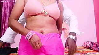 desi housewife rides tailor's cock cowgirl style spilling dirty telugu talks during steamy fuck