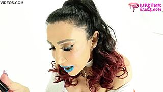 Nicole Du Papillon Applies Lipstick in Filthy Milf Fetish Talk!