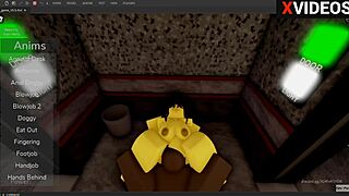 Chika FNAF 1 Takes Monster Cock in Roblox Studio by Reshak