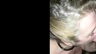 Bound Slave Sucks Gloryhole Cocks in Group Humiliation