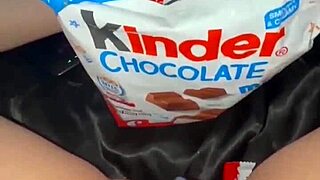 Arab stepsis rips clothes extreme food dildo pussy masturbation orgasm