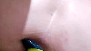 yo, stretching my tight asshole with this huge dildo feels wild