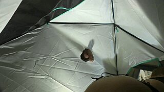 horny blonde's oily gloryhole handjob ruins massive cumshot!