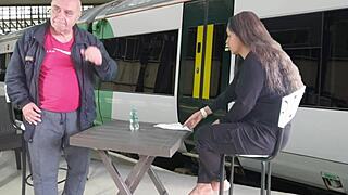 wanna play agarabas' tease game jerking your cock outdoors?