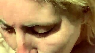 blonde cum mouth addict