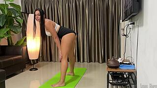 Horny Yoga Milf Fucked Every Position Swallows Cum Facial