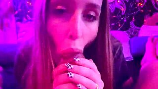 Late Night Pov: Laney Grey Romantically Sucks Brad Newman's Thick Cock!