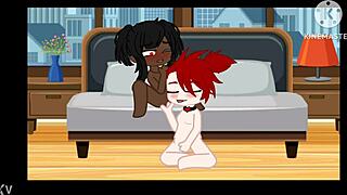 best friend lesbian pussy licking tits fucking in steamy gacha porn scene