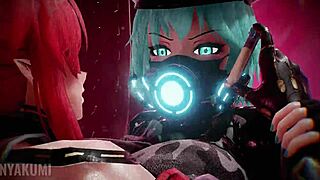 futa police with big tits and monster cock pounds huge asses