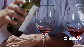 Young babe's outdoor pov blowjob ends in creampie