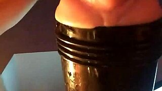 Fleshlight Gets Intense Homemade Pounding