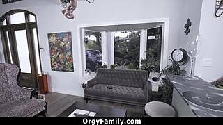 What if stepbro and stepsis welcome cousin for wild orgy ride?