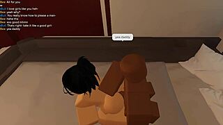 just messing around on roblox condo with this easy cumslut