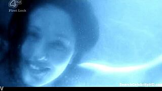 rebecca atkinson bares big tits in shameless-uk nude handjob scene