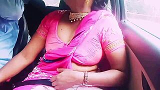 dirty-talking indian housewife saree sex in car with boyfriend