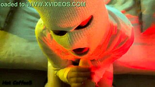 sloppy blowjob ends with hot cum flooding my mouth on valentines