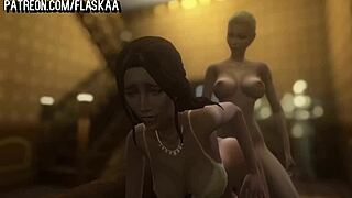 Knights futanari unleashes hardcore action in part 2 climax