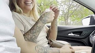 stranger girl climbs into my car now