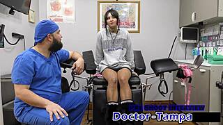 dr tampa gives zombae that university entrance physical backstage nurse fantasy