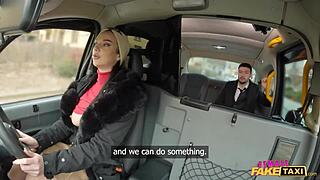 Lady Gang's Big Tits Bounce as She Rides Hard Cock in Fake Taxi?