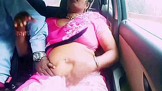 dirty-talking indian housewife saree sex in car with boyfriend