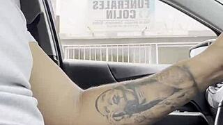 stranger girl climbs into my car now