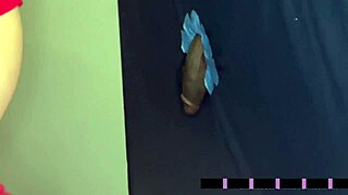 brandi takes bbc creampie at gloryhole in first bareback try