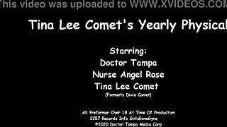 Tina lee comet humiliated in gyno exam by doctor tampa nurse angel rose speculum spreading pussy